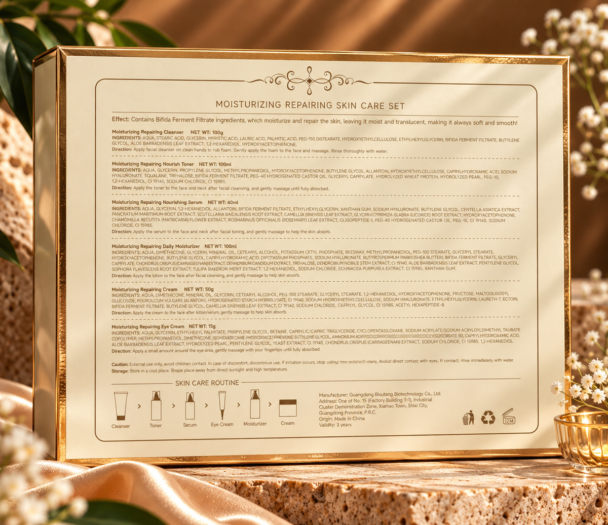 Nubian Beauty Lab Moisturizing & Repairing Skincare Set
